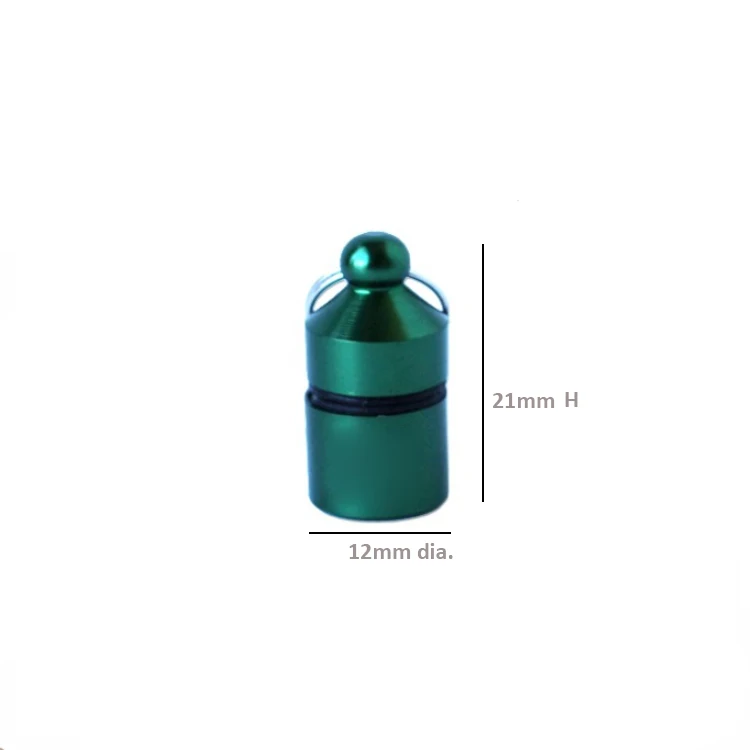 12*21mm Soobo In stock  Micro Watertight Hanging Camo Bison Tube Cache  Geocaching Container