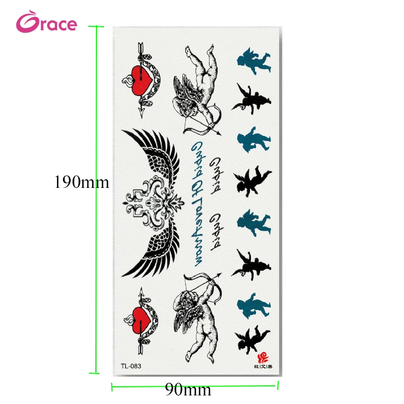 TL 81-120 colourful temporary tattoo sticker for fashion decoration water transfer water proof sticker tattoo