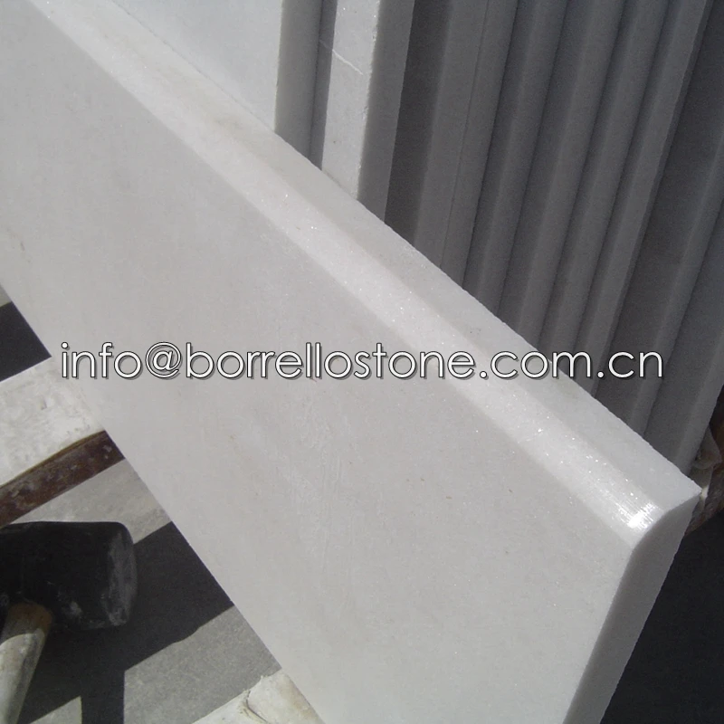 polished Crystal white marble like Carrara white window sill
