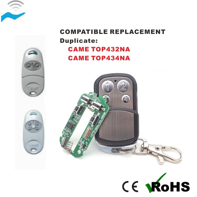 ABCD button rf Remote control for gates & doors Opener 433.92mhz remote duplicator