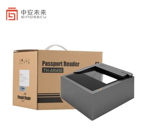 OCR kiosk rfid scanner Automatic Passport ID Card Reader with Computer Software for Access Control System