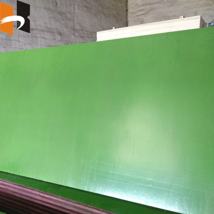 reuse 25 times hardwood core pp plastic faced playwood formwork price