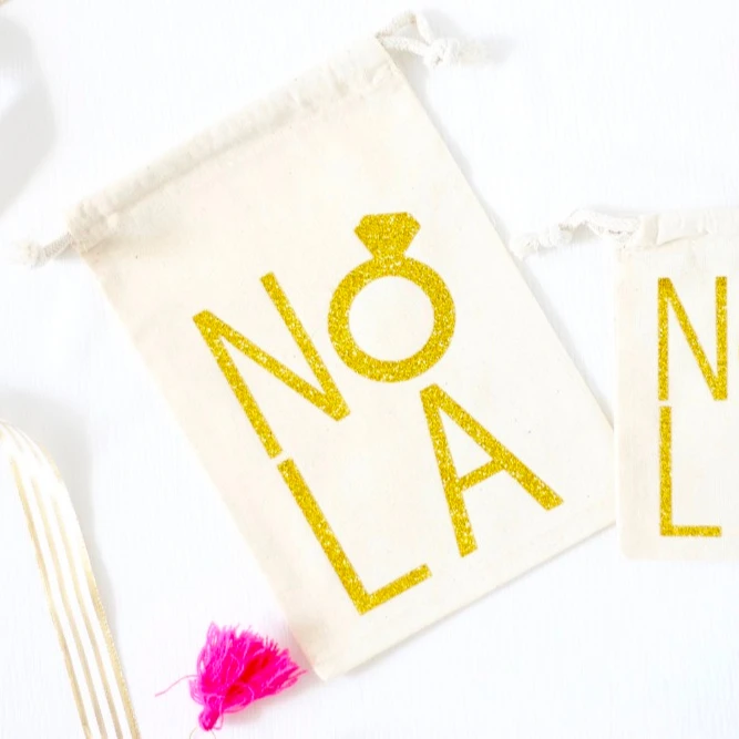 Small Natural Linen Muslin Pouches For Charm Pendants Stones