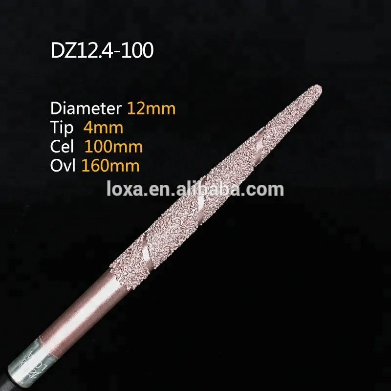 Brazing Diamond Sculpture Bits For Engraving Granite Marble Jade Carving Tool Used On CNC Machine