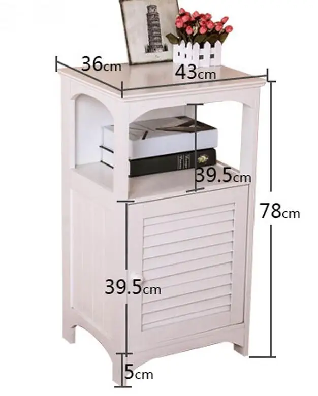 Living room wooden storage rack shelving units with bins