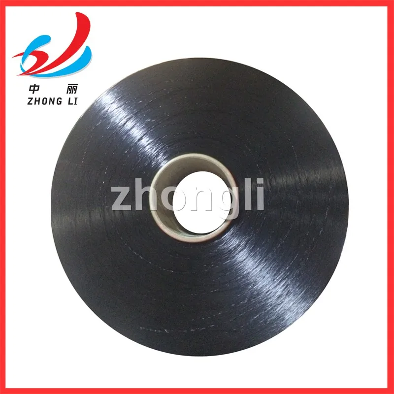 dope dyed poy color 100% polyester yarn (75D-600D) manufacturing