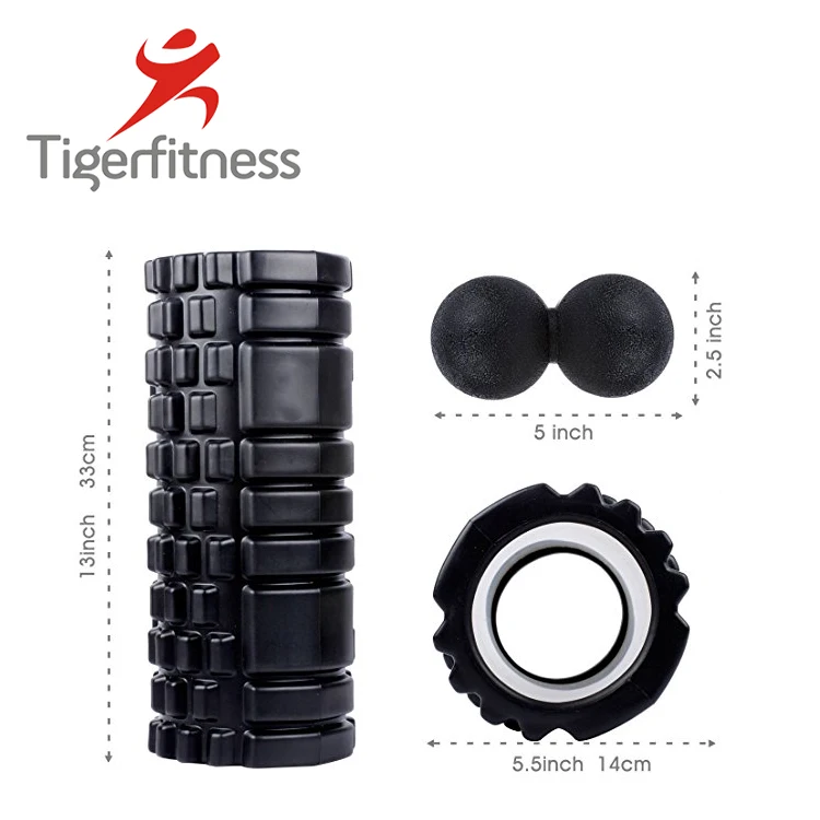 Tiger Fitness Wholesale New Design Muscle Massage Therapy Yoga Foam Roller