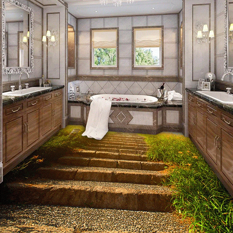 3D image tempered glass wall tile oven machine  for small production line