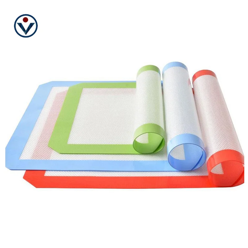 300*400*0.4Mm New Product Easy To Clean Non Stick Dough Rolling Baking Mat Silicone