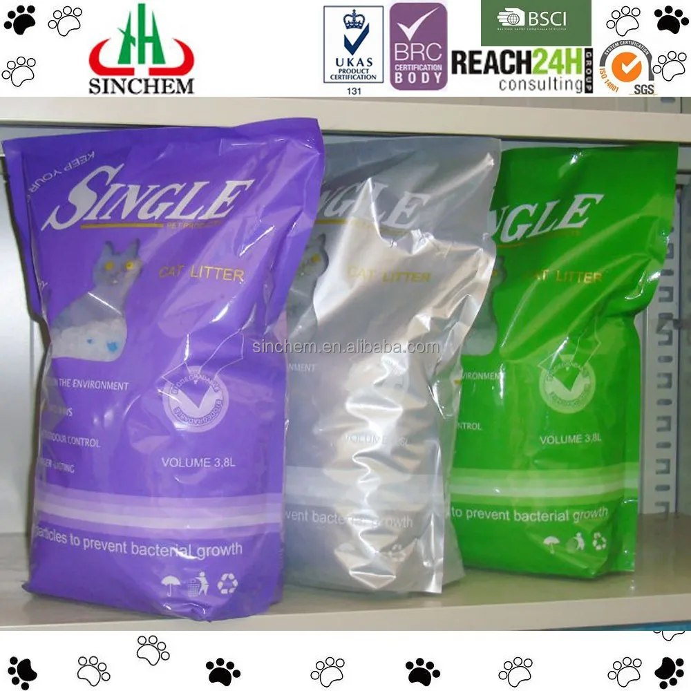 premium crystal silica gel cat litter