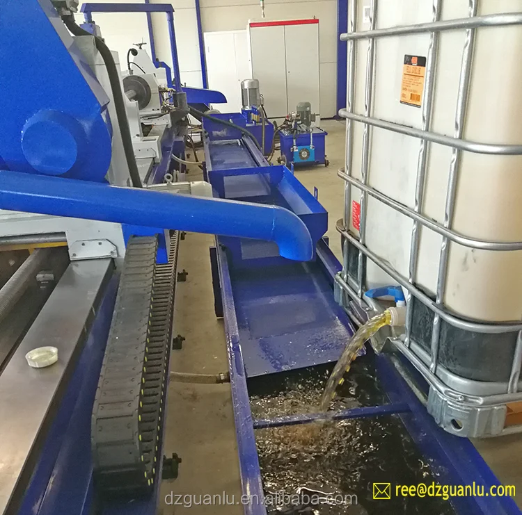 
CNC skiving roller burnishing machine for internal hydraulic cylinders 