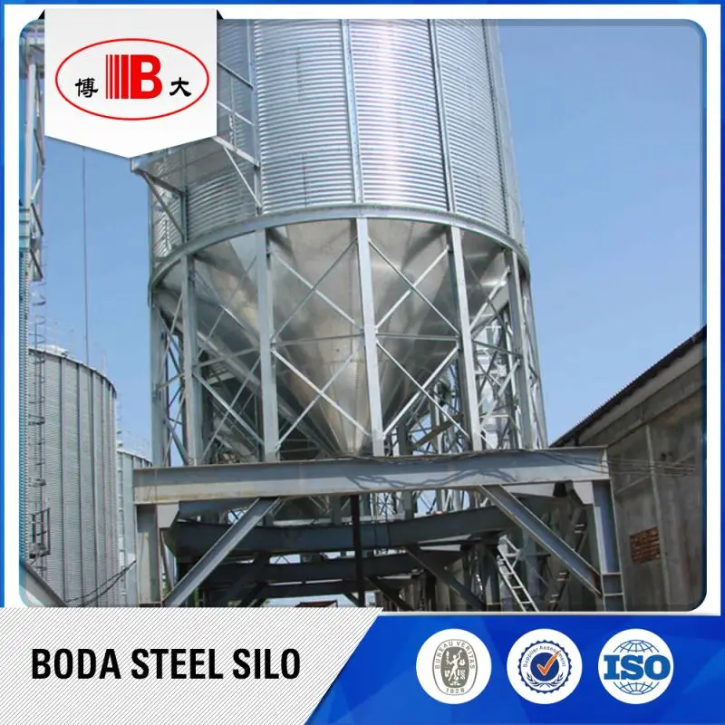 galvanized chicken feed 10 ton silo tank