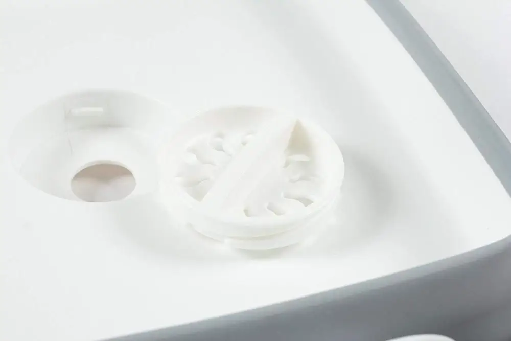 Plastic Dish Tub Small with drain Collapsible Food Strainers DishPan Colander Over the Sink Dish Drainer