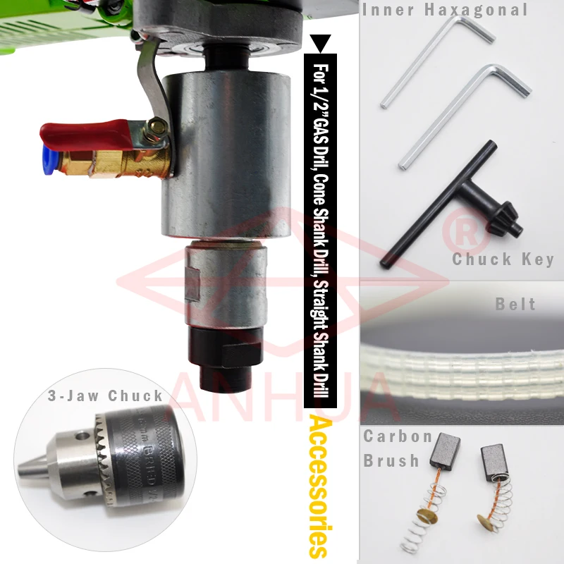 WASON mini glass drilling machine speed adjustable machine for glass hole drilling