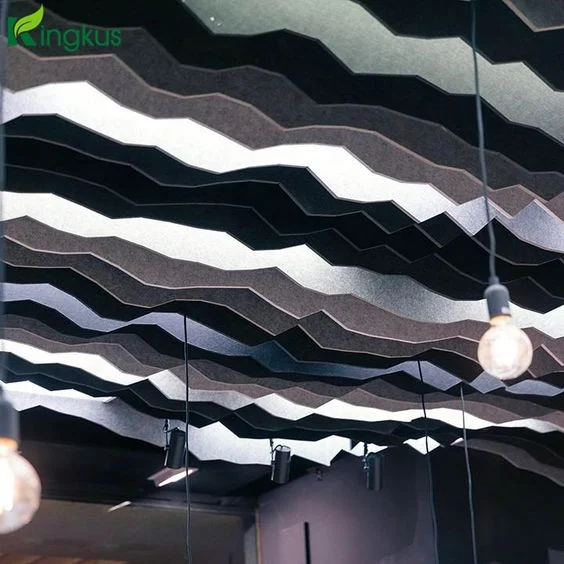 
Nonwoven acoustic fabrics polyester felt ceiling panel 