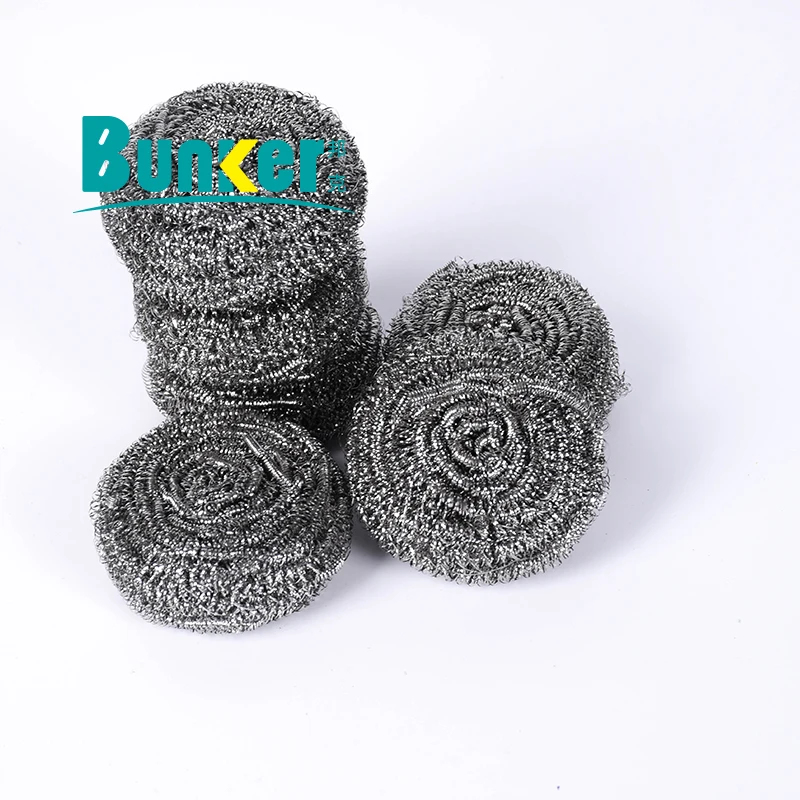 Dish washing stainless steel scrubber balls metal wire pot utensils kitchen scrubber