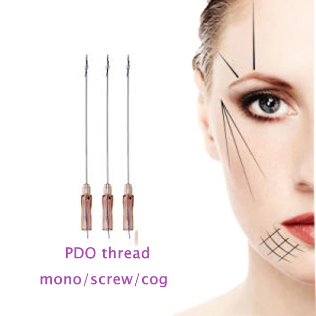 
Absorbable Suture Type face lift pdo threads for face lifting 