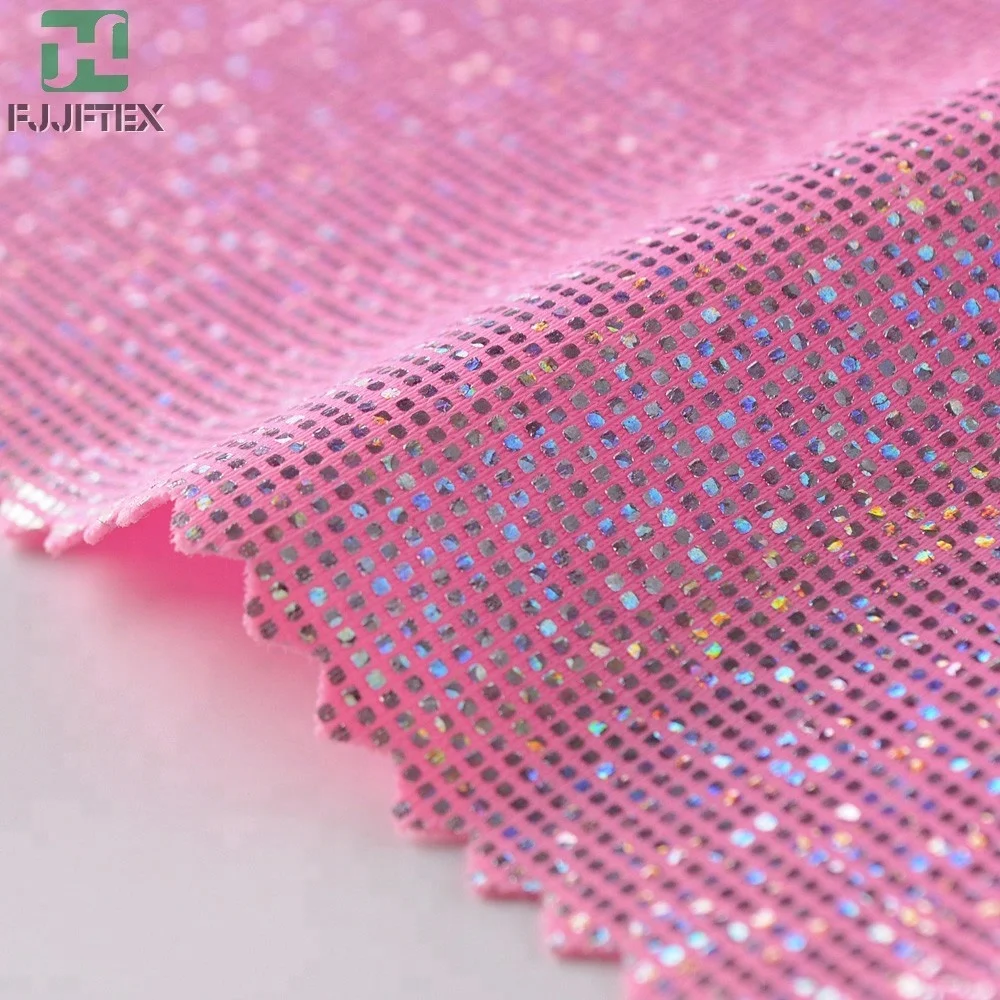 Wholesale 80 Polyester 20 Spandex 4 Way Stretch Printing Foil Fabric Glitter Fabric For Girls Sexy Bikini Swimwear