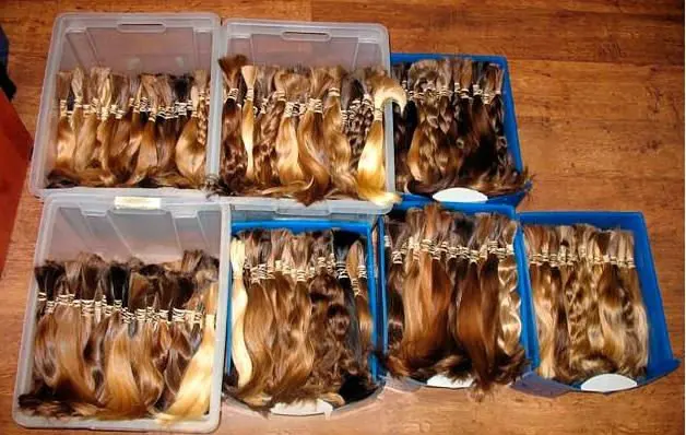 cheap price 100% unprocessed natural straight Russian bulk hair for wig making