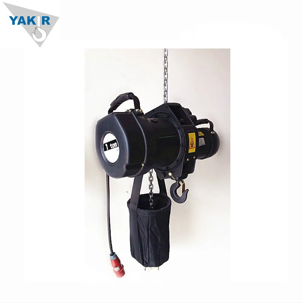 1 ton manual electric chain stage hoist with factory price