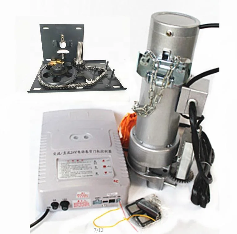 DC 600KG electric motor for rolling shutter /rolling door motor with 24v storage battery