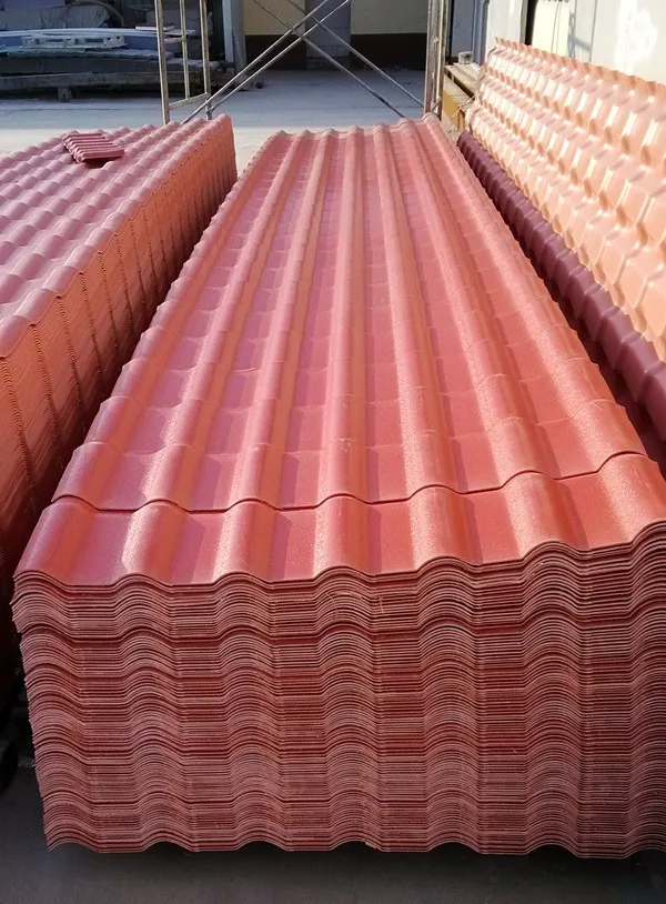 JIELI bamboo style synthetic resin roof tile