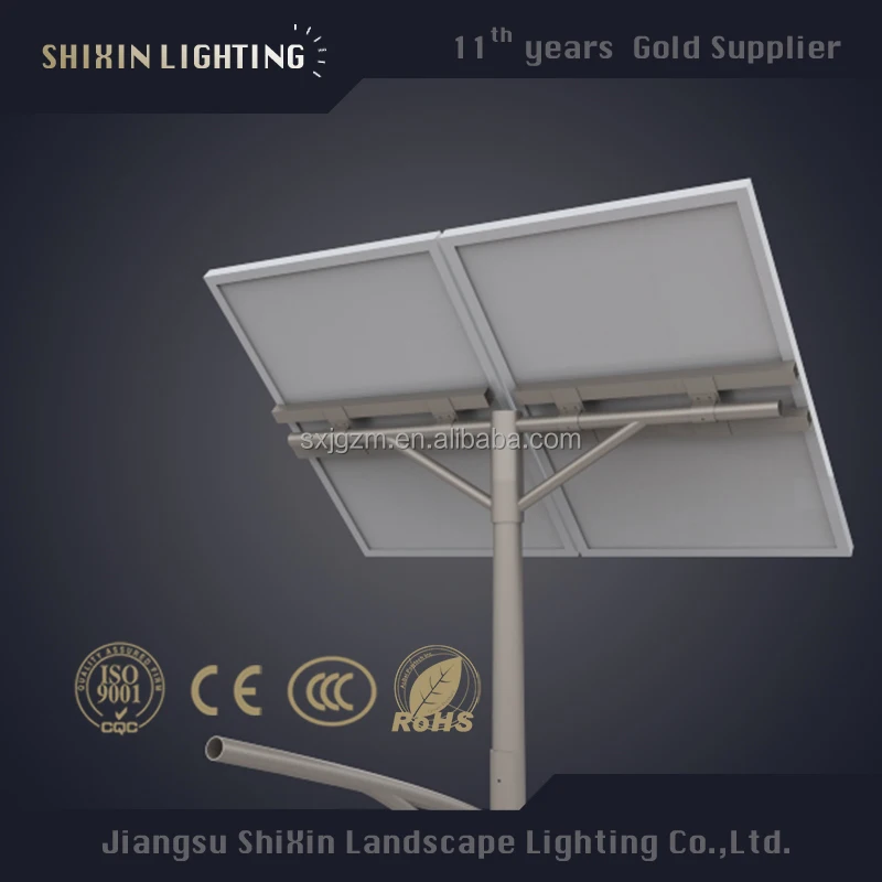 wireless track 150w solar lighting remote control pole mount light street light