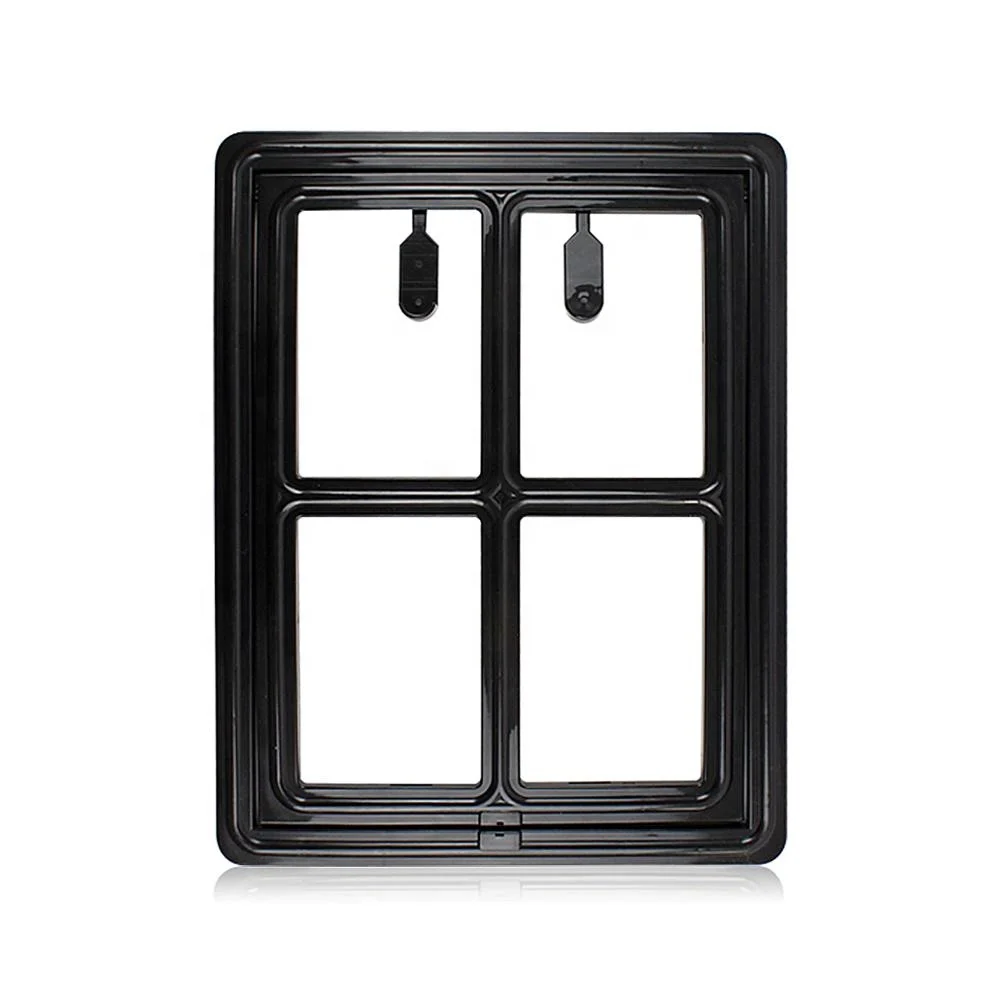 
Wholesale Plastic Pet Dog Door Magnetic Locking Safe Cat Flap for Screen Window Gate 