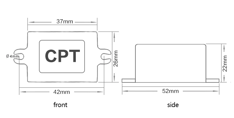DC 12V to DC 3.3V 3A Step Down Voltage Buck Converter Regulator 12 Volt to 3.3 Volt Car CCTV Camera Power Supply Module
