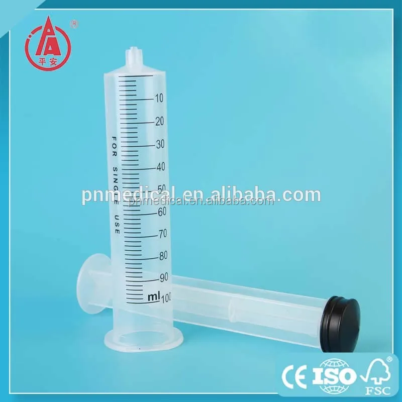 
Amazon best selling product sterile luer lock 100ml large syringe 