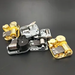 Music Box Parts Custom Hand Crank Sankyo Sliver Music Box Movement