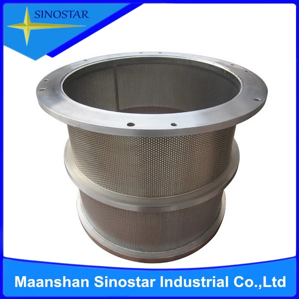 paper mill pressure screen inflow hole basket