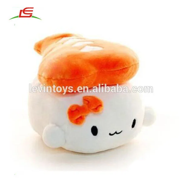 Japanese Food Sushi Small Cushion Gift Plush Toy Decoration Pillow Hit Gift Toy Shrimp