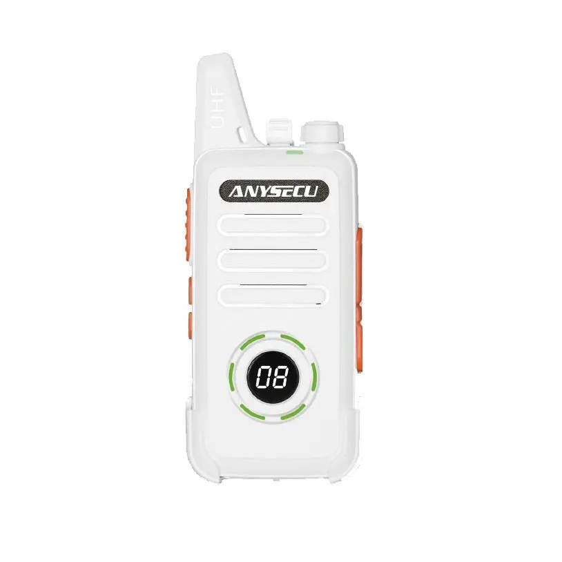 Anysecu Wln Ac-u2 Plus Mini Uhf 400-470 Mhz 5w With 16 Channels Kd-c1 Plustwo Way Radio Multiple Charger Walkie Talkie