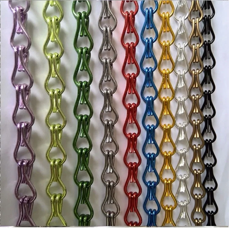 Decorative Metal Aluminum Chain Curtain fly Screen for Outdoor