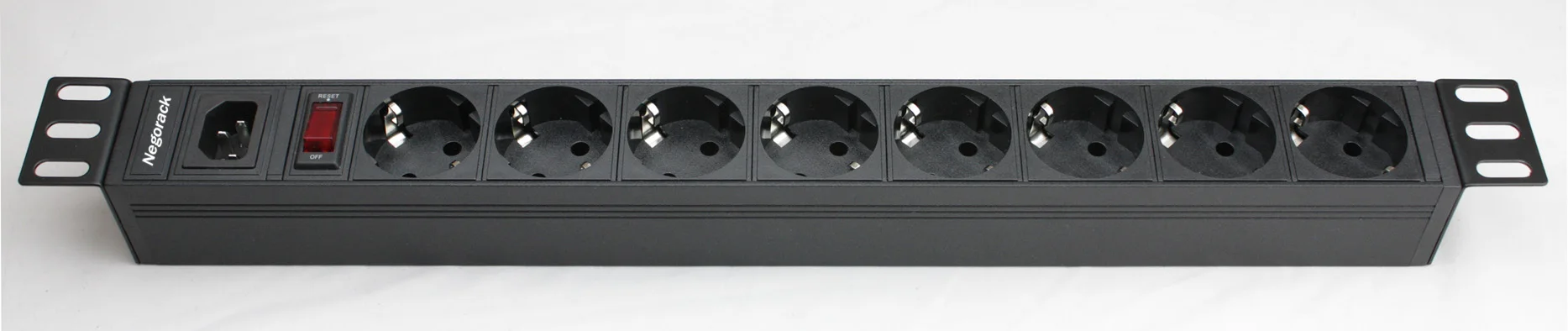 19 дюймов германии pdu 8 розетки с выключателем