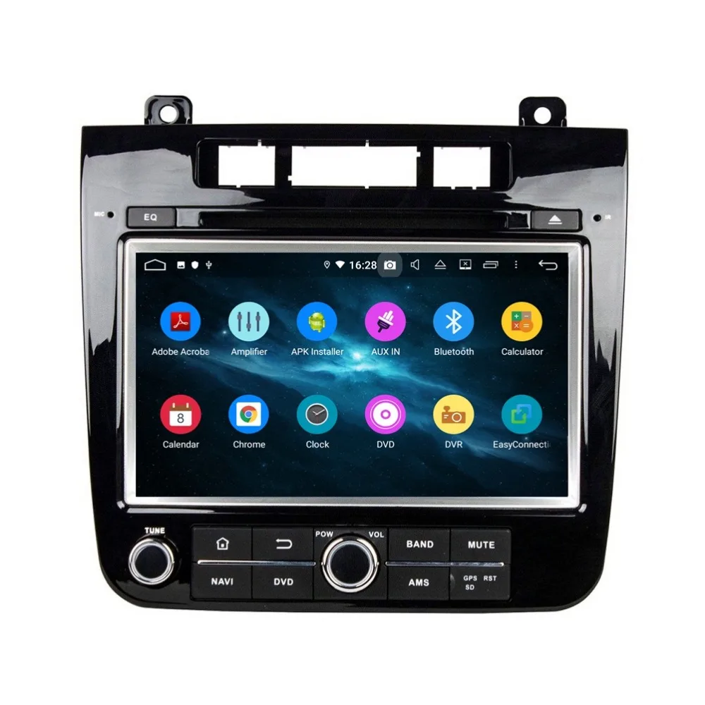 8 inch android 9.0 car dvd player for Volkswagen TOUAREG 2010-2014 octa core 4G RAM 64G ROM RADIO GPS NAVIGATION STEREO AUTO
