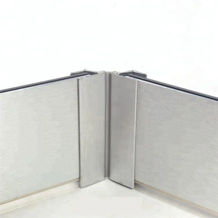 Top grade environmental- friendly aluminium plastic kitchen plinth