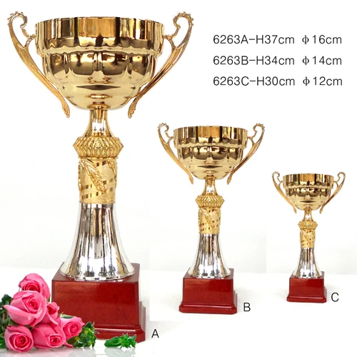 World Globe metal award sports football trophy cup trophies and medals sports