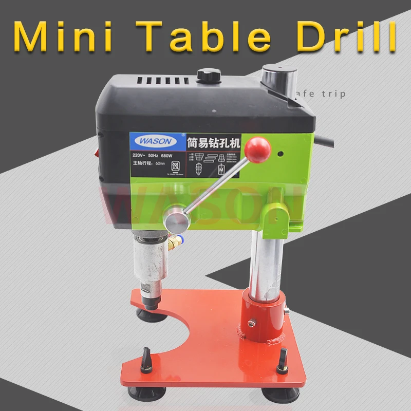 WASON mini glass drilling machine speed adjustable machine for glass hole drilling