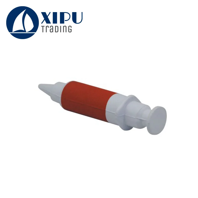 Promotional syringe shape PU stress relief toy