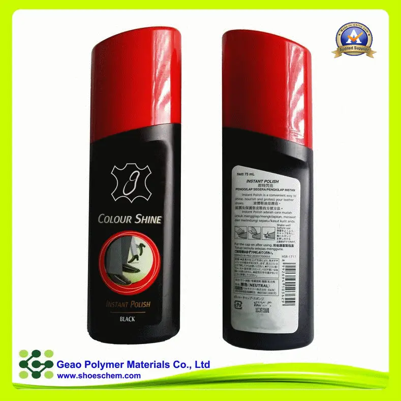 Geao colored quick shine 75ml shoe polish for shoes leather upper