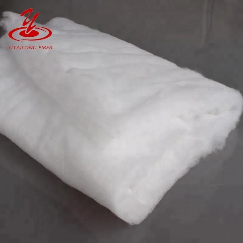 Wholesale High Loft Polyester Fiber Padding Warmth Keeping Polyester Quilts Filling