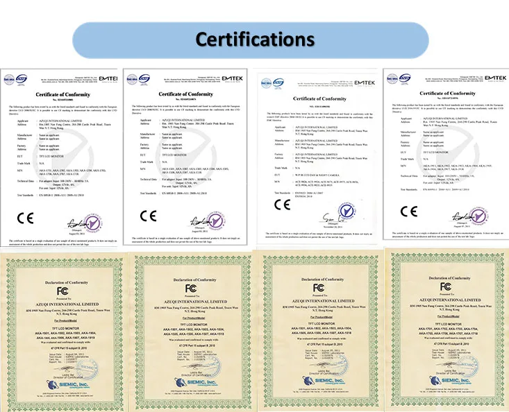 Certification
