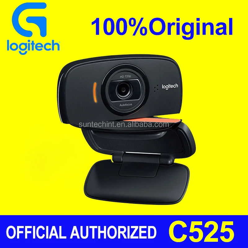 100% original Logitech Webcam C525 wholesale camera laptop usb free driver download software webcam cover