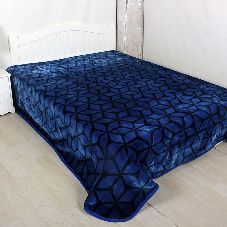 Wholesale Original Solaron Korean Blanket Thick Mink Plush queen size Rose Licensed new