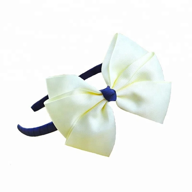 Ribbon bow kids hairband flower headband for hair accessories
