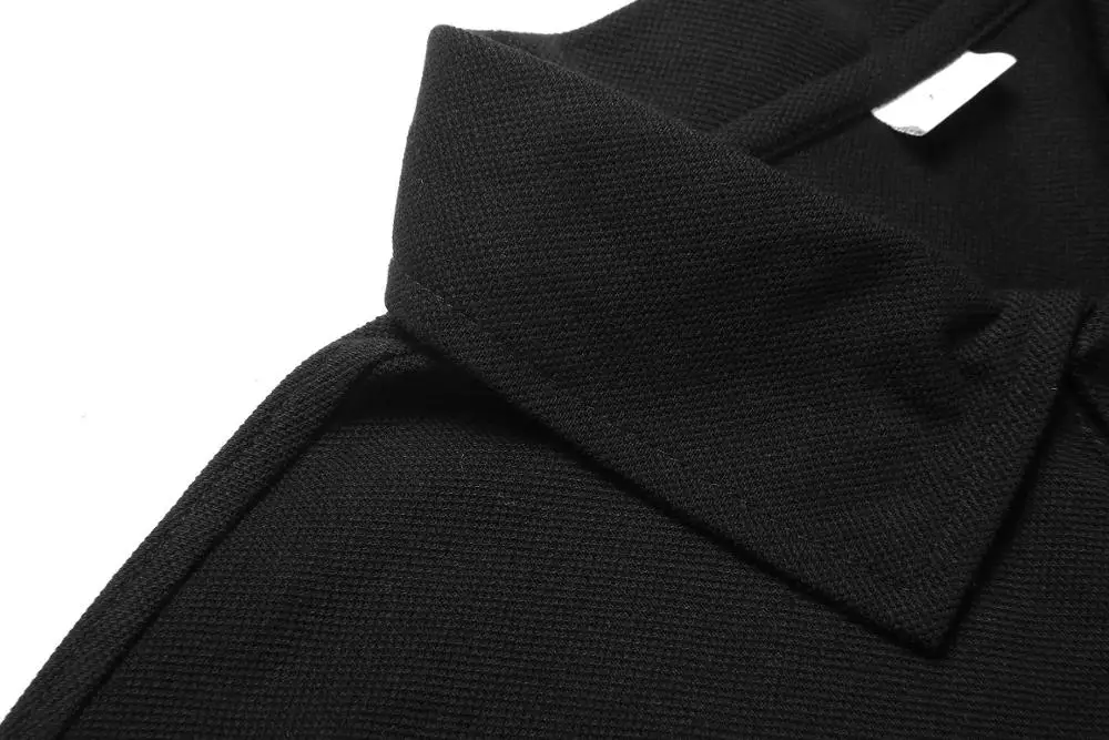 Mens Formal Office Working Shirt Short Sleeve Cotton Polyester Sport Breathable Polo Shirts