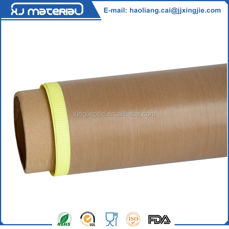 260C heat resistant jumbo roll ptfe fiberglass tape with silicone adhesive made in china with release paper
