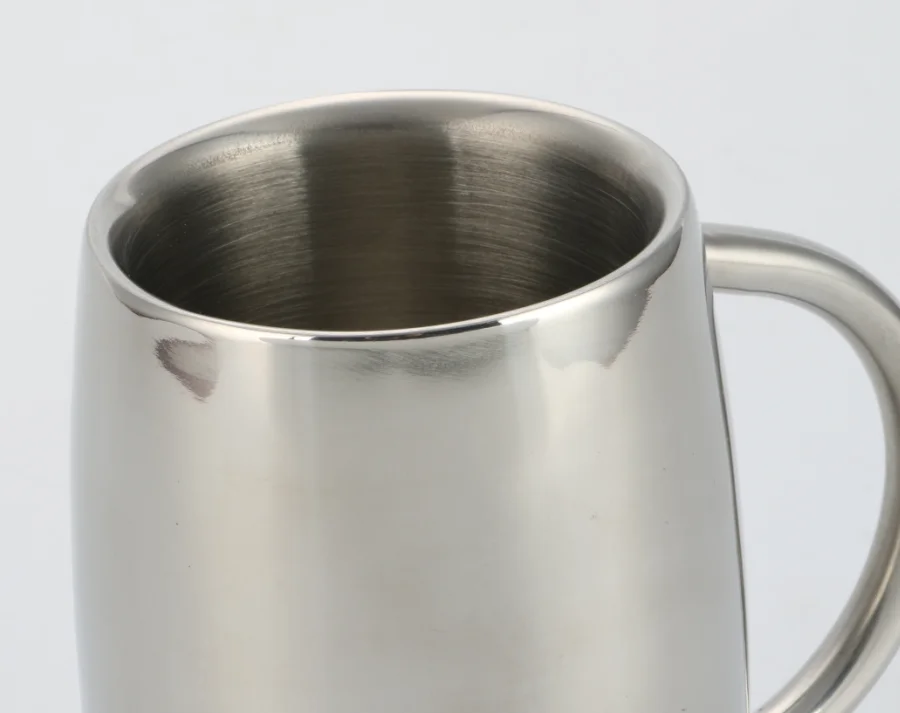 16oz, 10oz, 8oz Multi size bottoms unique design beer mug double wall